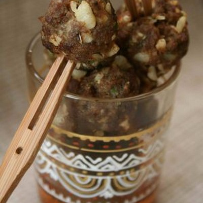 Mini boulettes de bœuf au macadamia