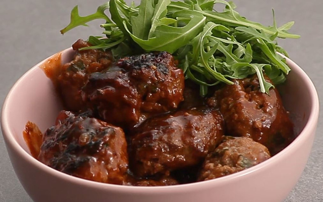 Boulettes de viande sauce barbecue