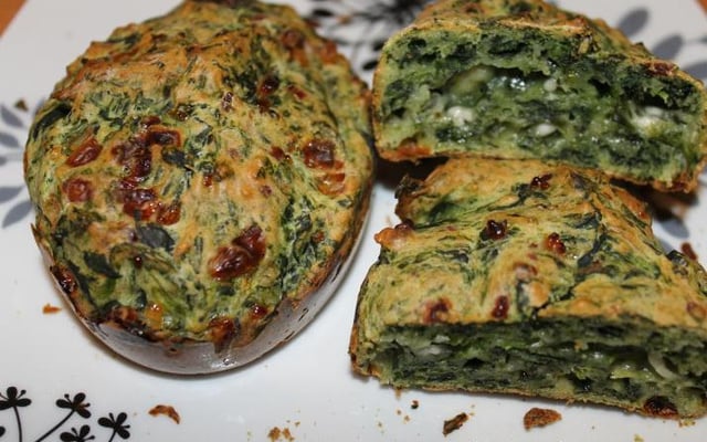 Mini-cakes épinards et cottage cheese
