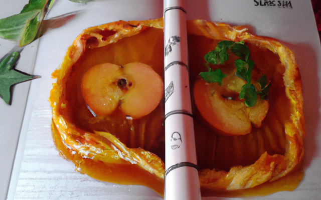 Feuilleté de pommes au safran