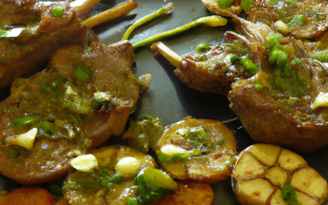 Epigrammes et côtelettes d'agneau sautées