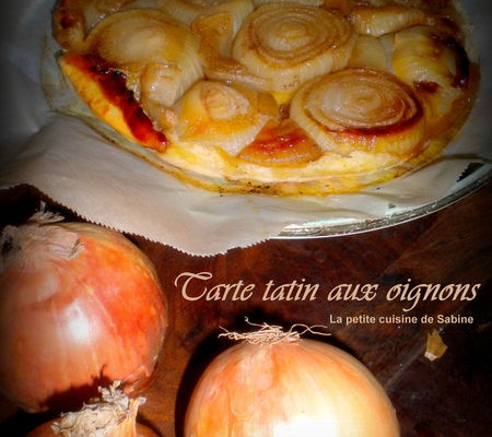 Tarte tatin aux oignons