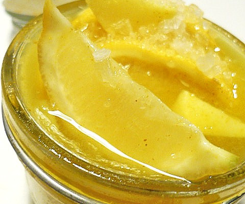 Citrons confits au gingembre et au curcuma