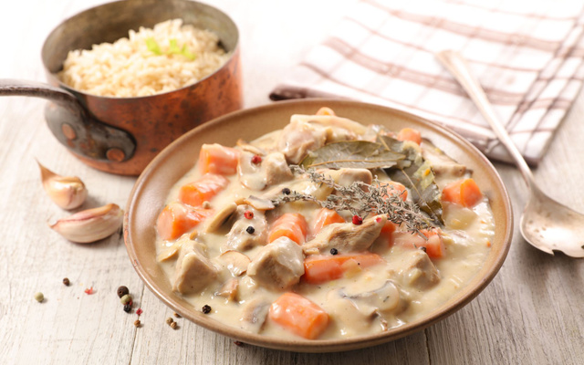 Blanquette de veau au Monsieur Cuisine