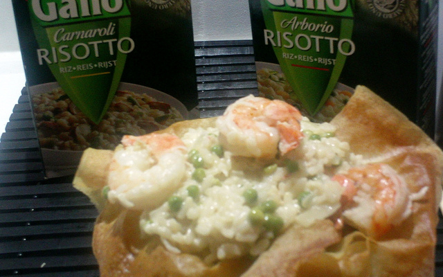 Risotto asiatique aux gambas