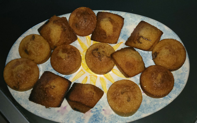 Madeleines au Nutella