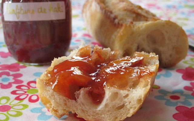 Confiture à la vanille et au kaki