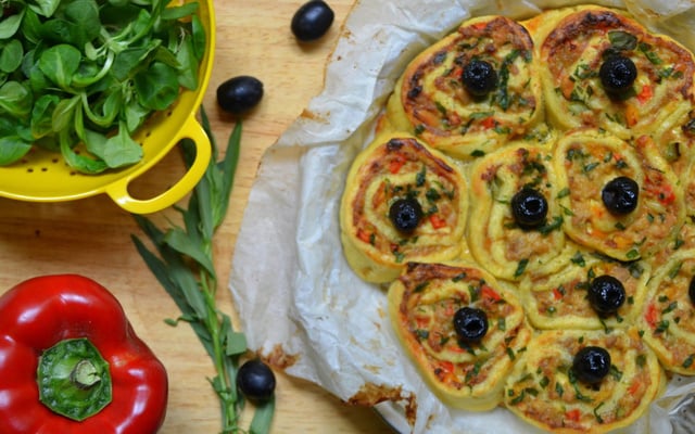 Tarte bouclette au thon et Mayonnaise