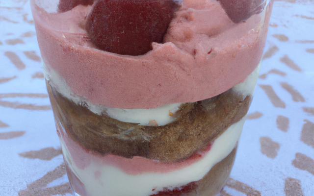Verrine de framboises, spéculoos façon tiramisu