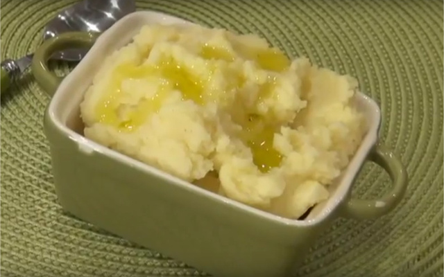 Purée de pommes de terre à l'huile d'olive