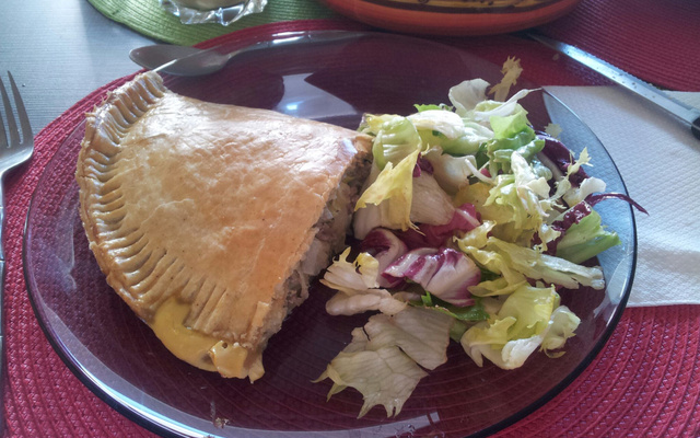 Chaussons poireaux et bacon