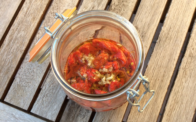 Poivrons marinés maison faciles