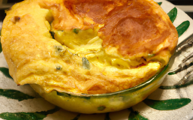 Omelette soufflée à la Fourme