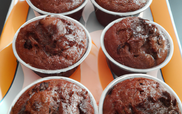 Muffins au chocolat au beurre salé