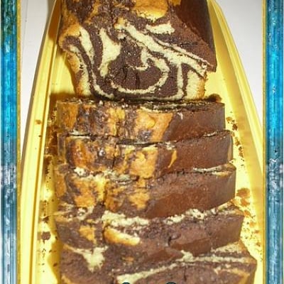 Gâteau marbré italien à l'huile d'olive