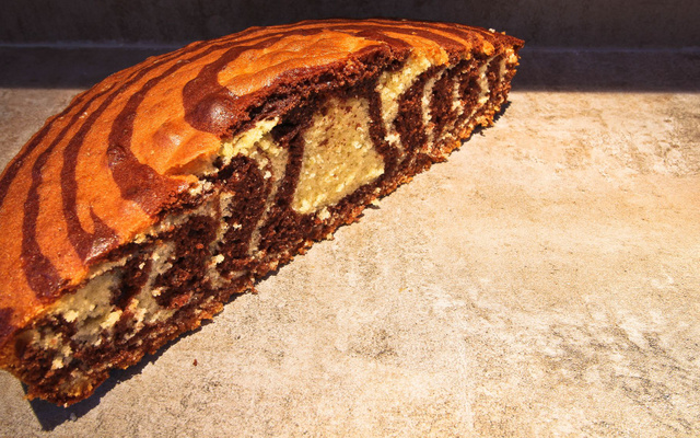 Gâteau zébré