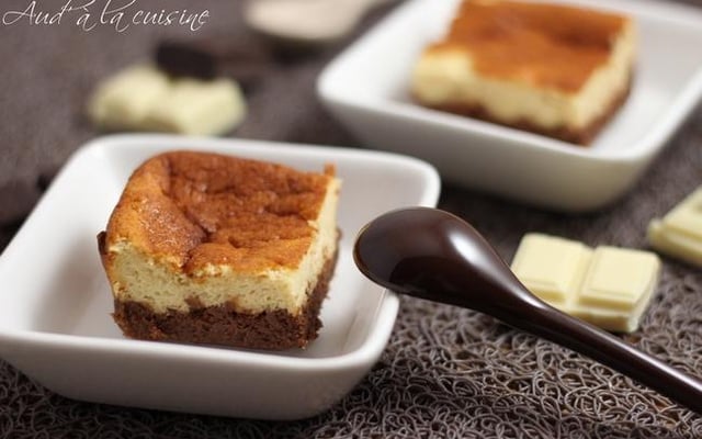 Gâteau aérien aux deux chocolats