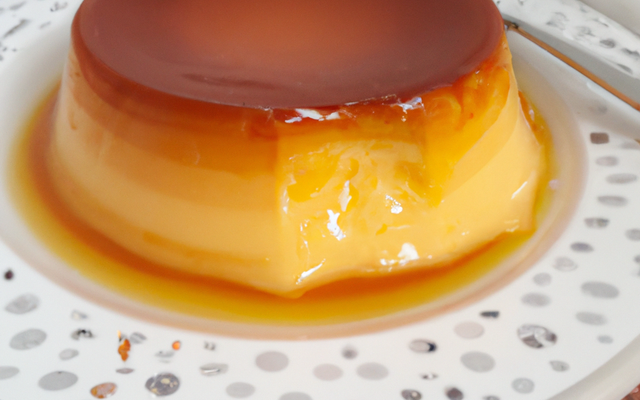 Flan au café maison