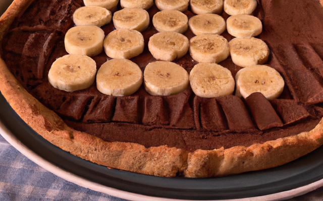 Tarte au chocolat noir et banane au thermomix