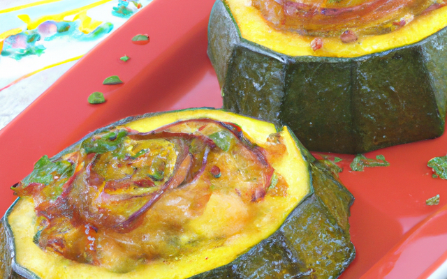 Tian de courgettes farcies aux pignons