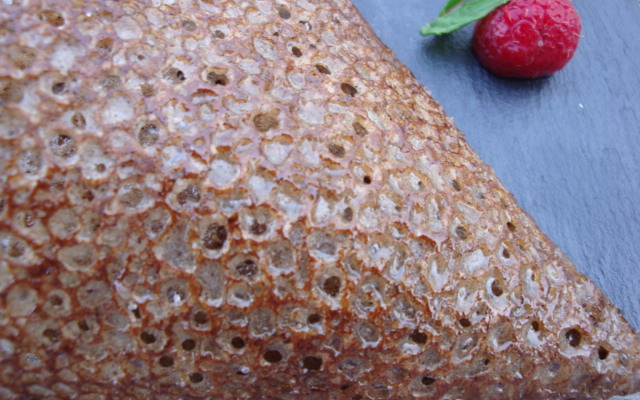 Galette de sarrasin caramélisée