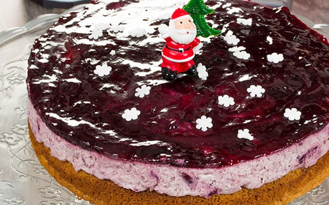 Financiers à la mousse de cerises noires
