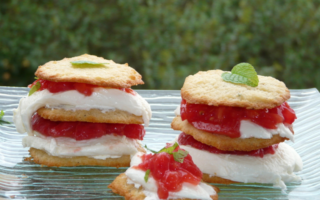 Millefeuilles aux couleurs de l'été