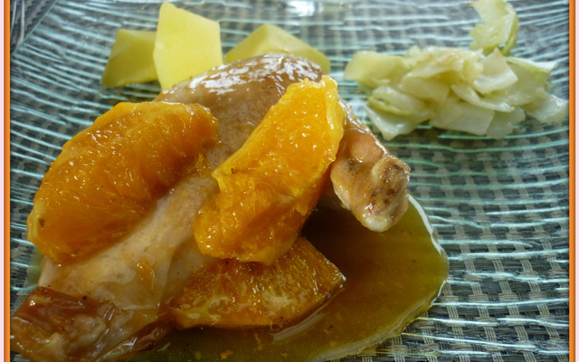 Suprêmes de poulet à l'orange