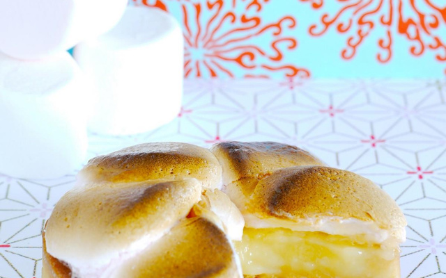 Tarte au citron et guimauve facile