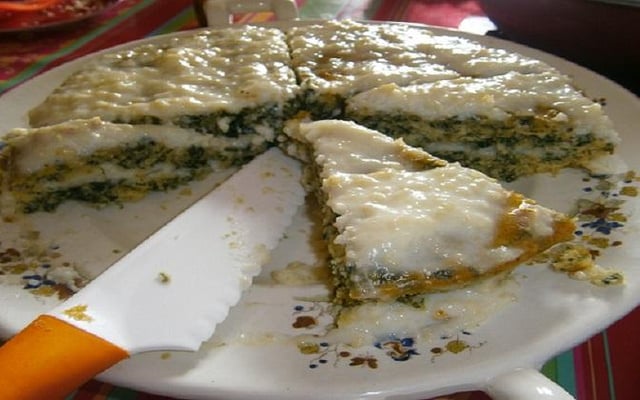 Gâteau aux épinards