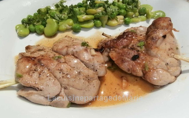 Ris de veau à la citronnelle