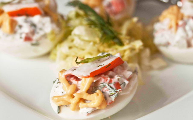 Œuf mimosa aux bâtonnets Saveur Coraya