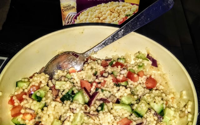 Couscous de perles façon taboulé