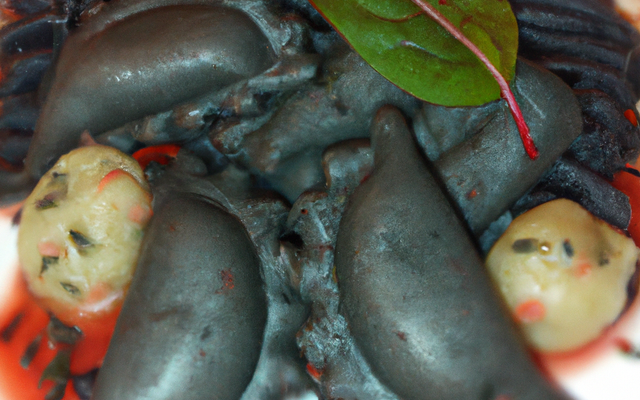 Boudin noir poêlé façon raviole