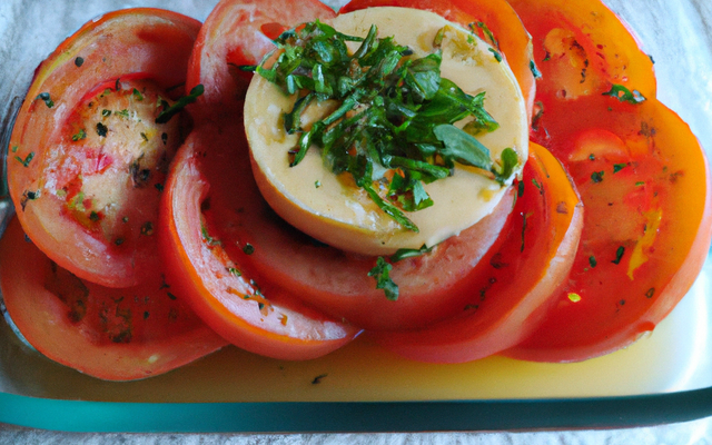 Tian de tomates à la vanille