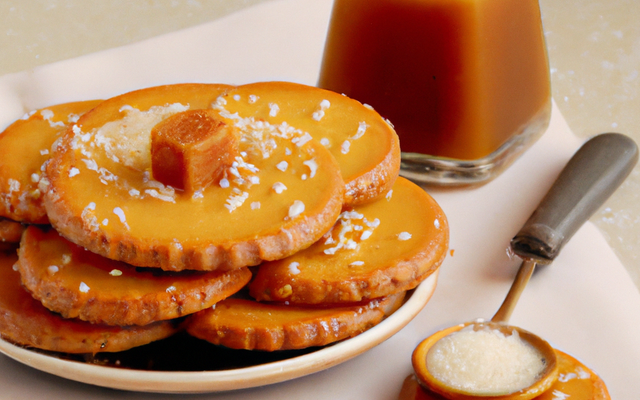 Sablés à la fleur de sel et caramel au beurre salé