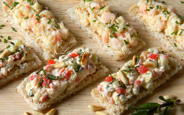 Mouillettes du soir... pour apéritif dînatoire