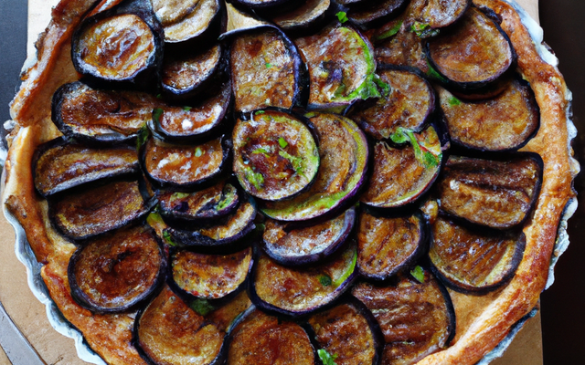 Tarte Tatin d'Aubergines