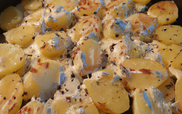 Pommes de terre au fromage de chèvre