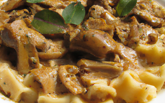 Pâtes aux pleurotes