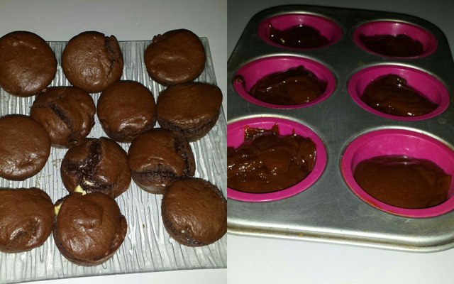 Muffin cœur choco