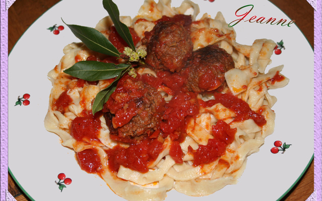 Boulettes de bœuf à la tomate