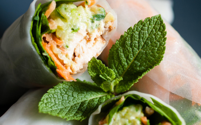 Rouleaux printaniers aux saveurs d'Asie