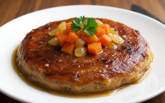 Rouelle de porc confite