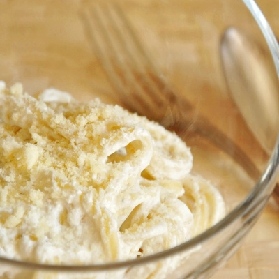 Mes spaghettis à la ricotta