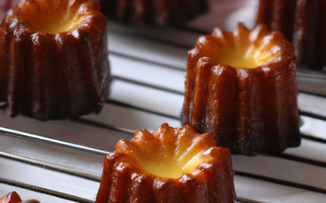 Canelés de Bordeaux à la vanille et au lait entier 