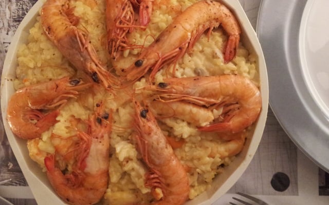 Risotto royal aux Saint-Jacques