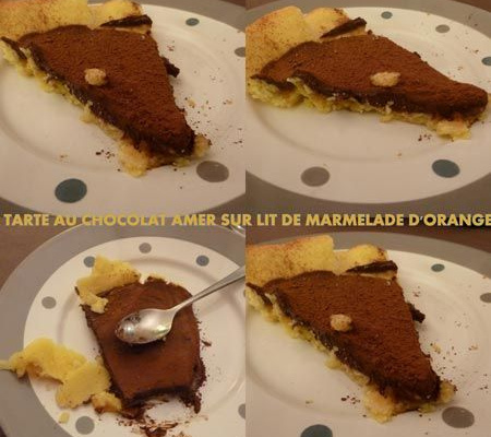 Tarte orange-chocolat