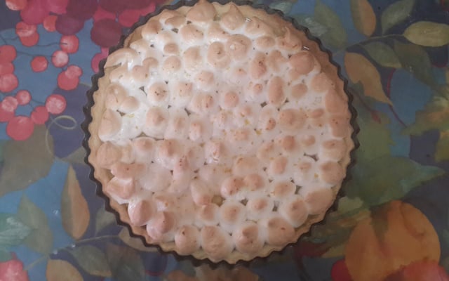 Tarte au citron meringuée à partager