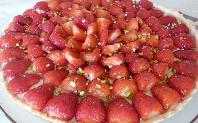 Tarte délice aux fraises